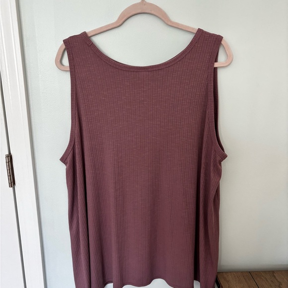 OLD NAVY Women’s Sleeveless Mauve Color Tank Top 3x - Picture 4 of 6